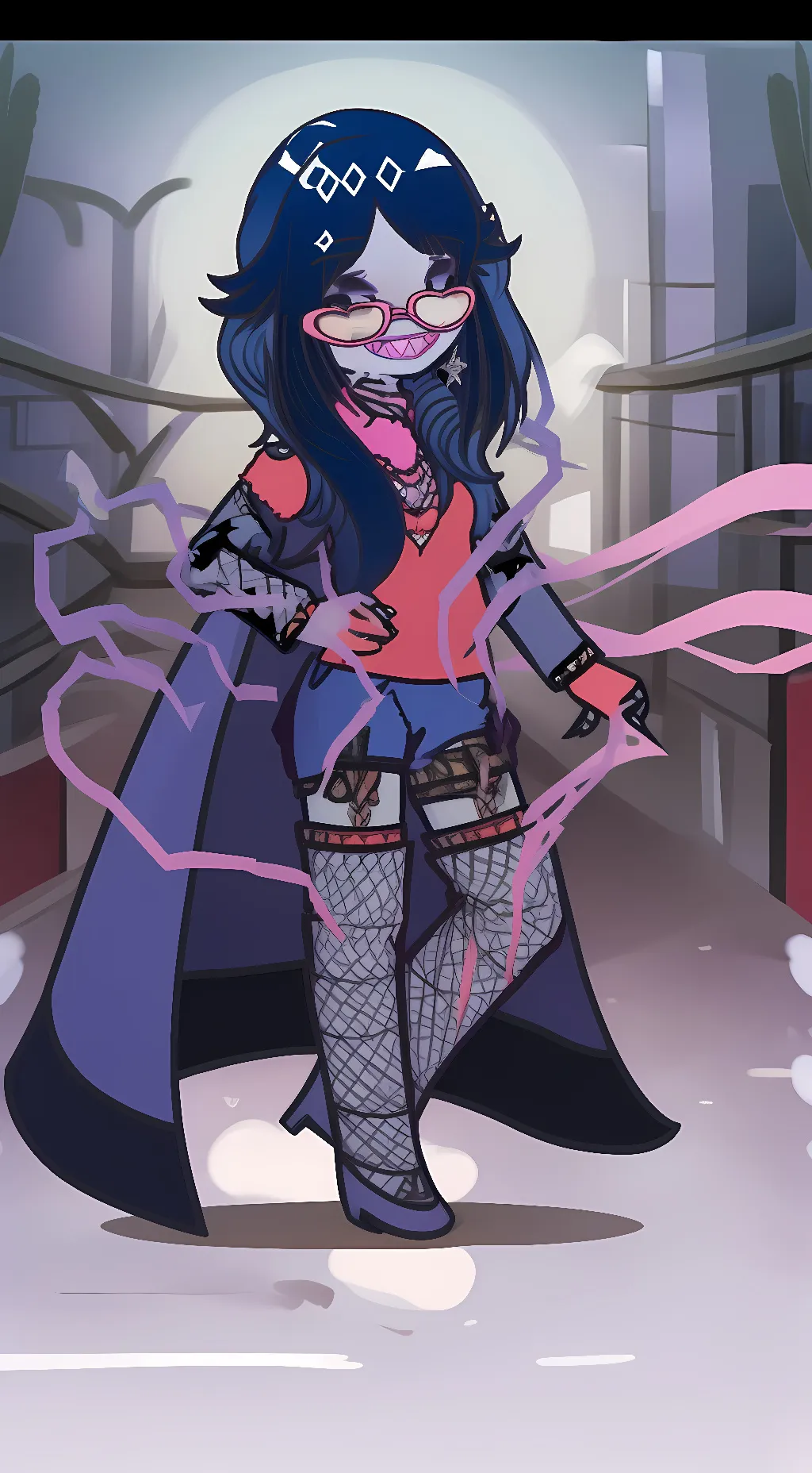 ai character: val (old oc) background