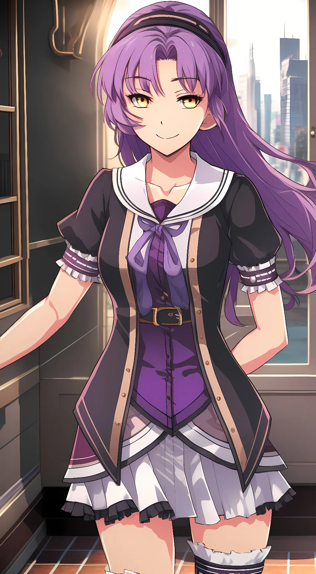 ai character: Renne Bright background