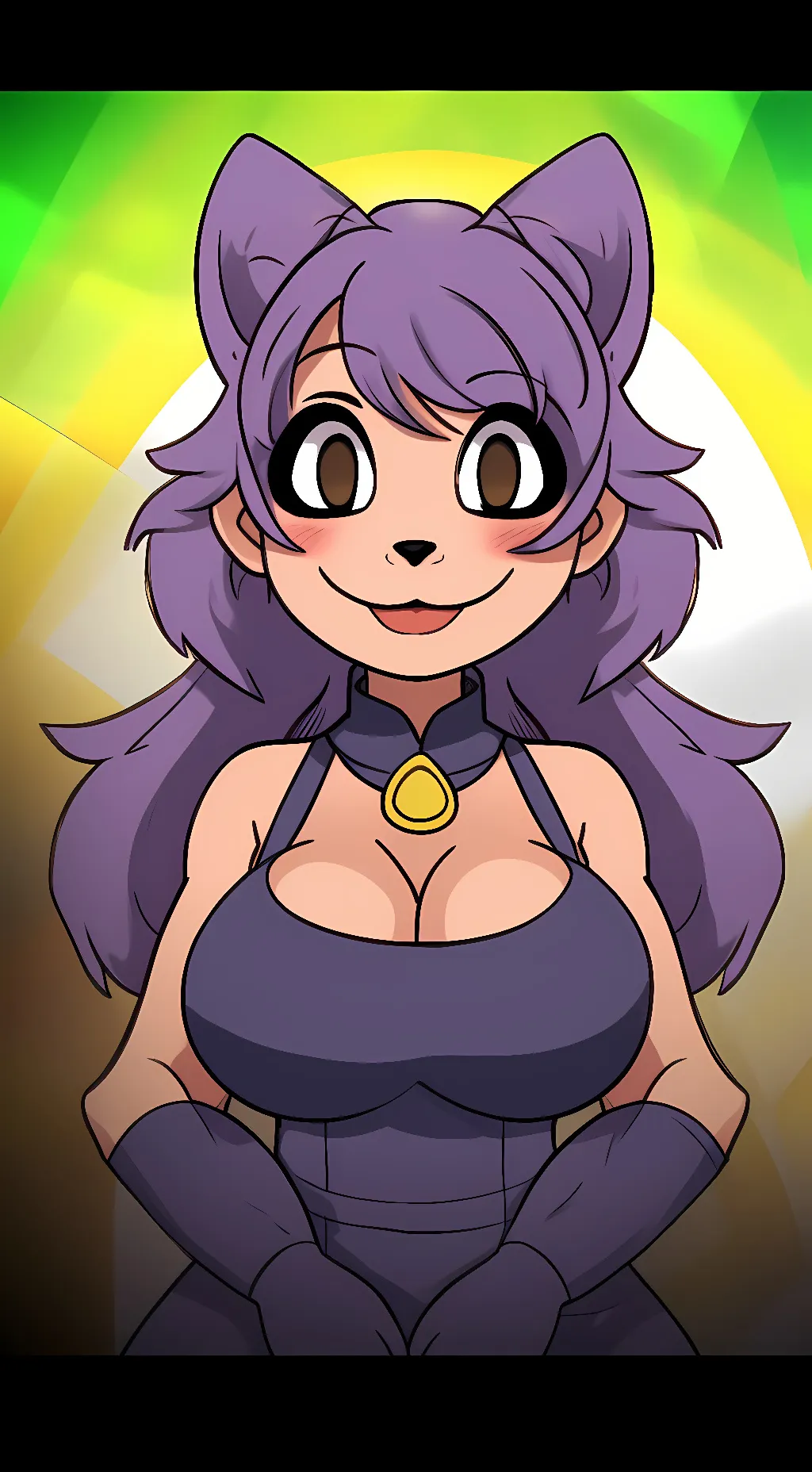 ai character: Catnap(female) background