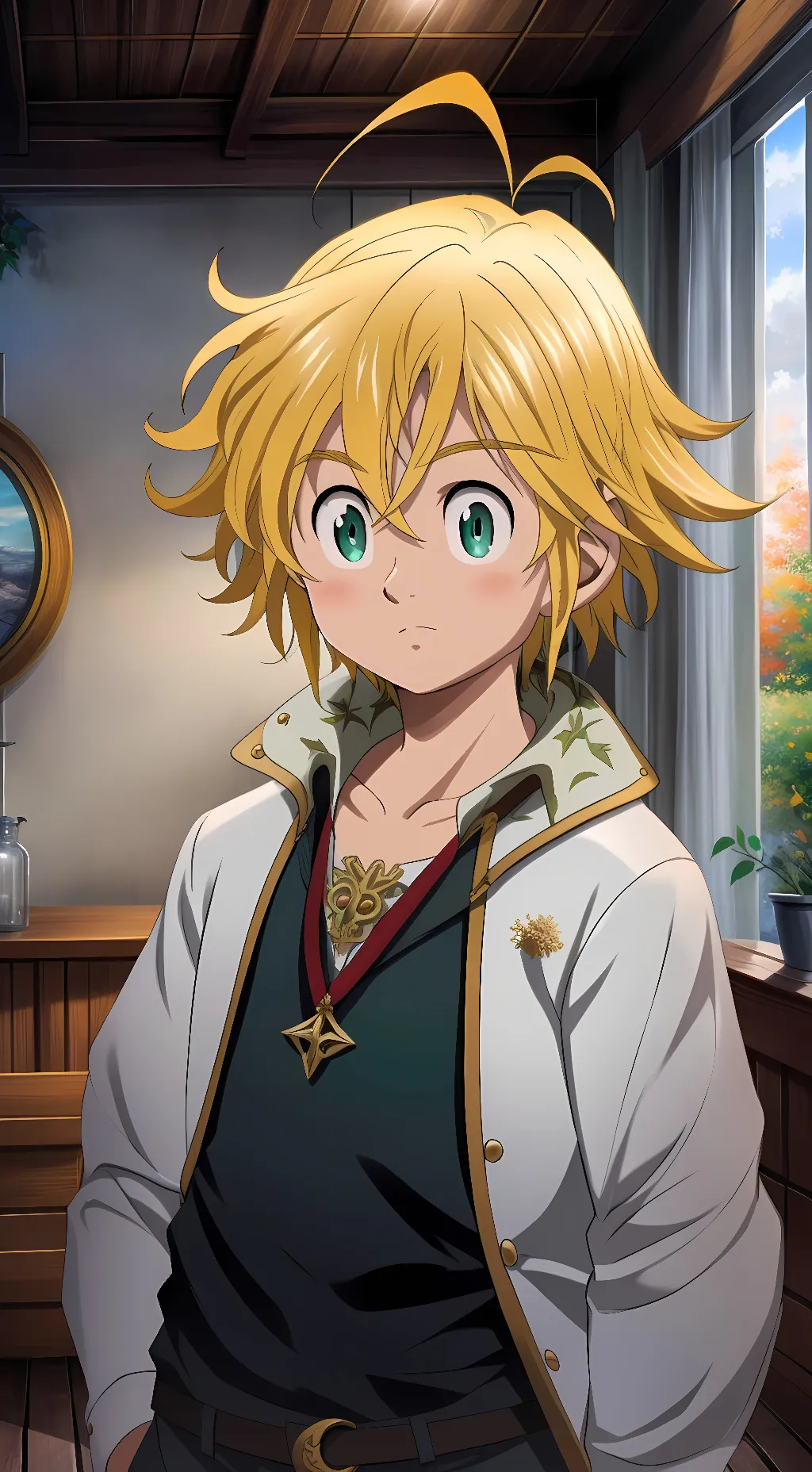 ai character: Meliodas  background