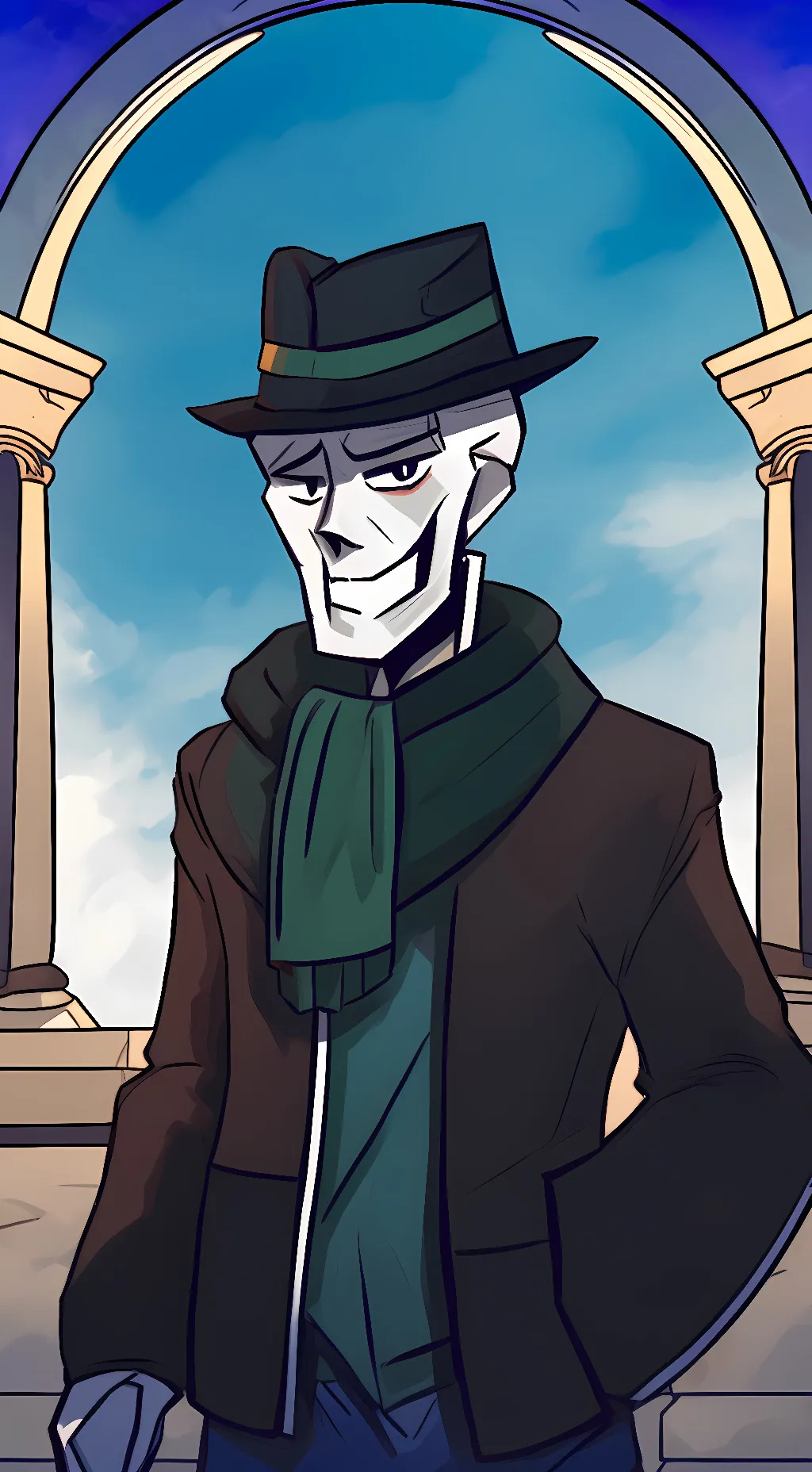 ai character: Papyrus  background