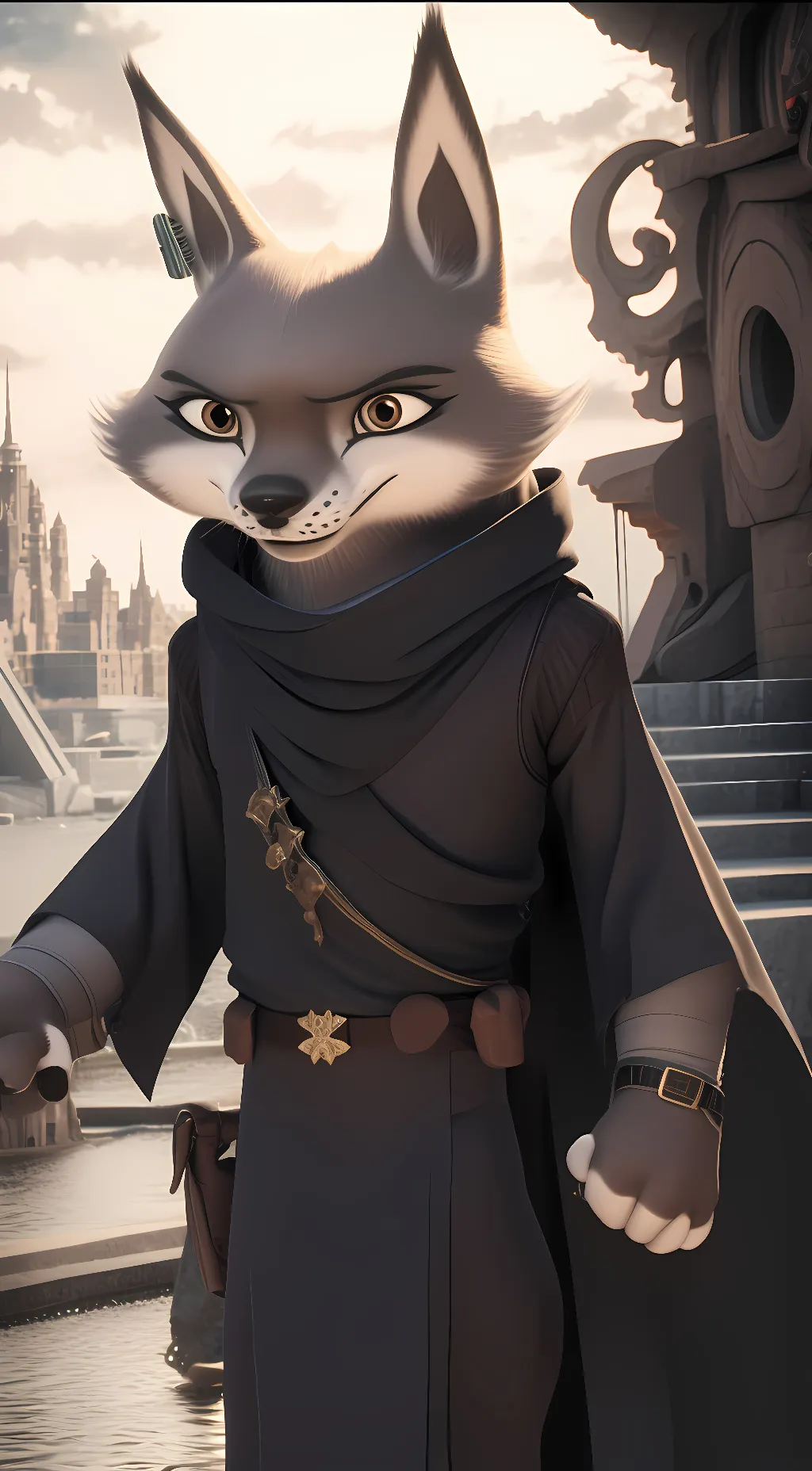 ai character: Zhen background