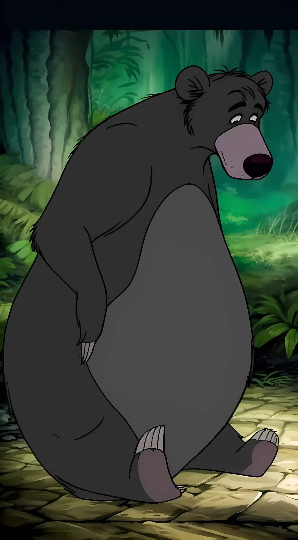 ai character: Baloo  background