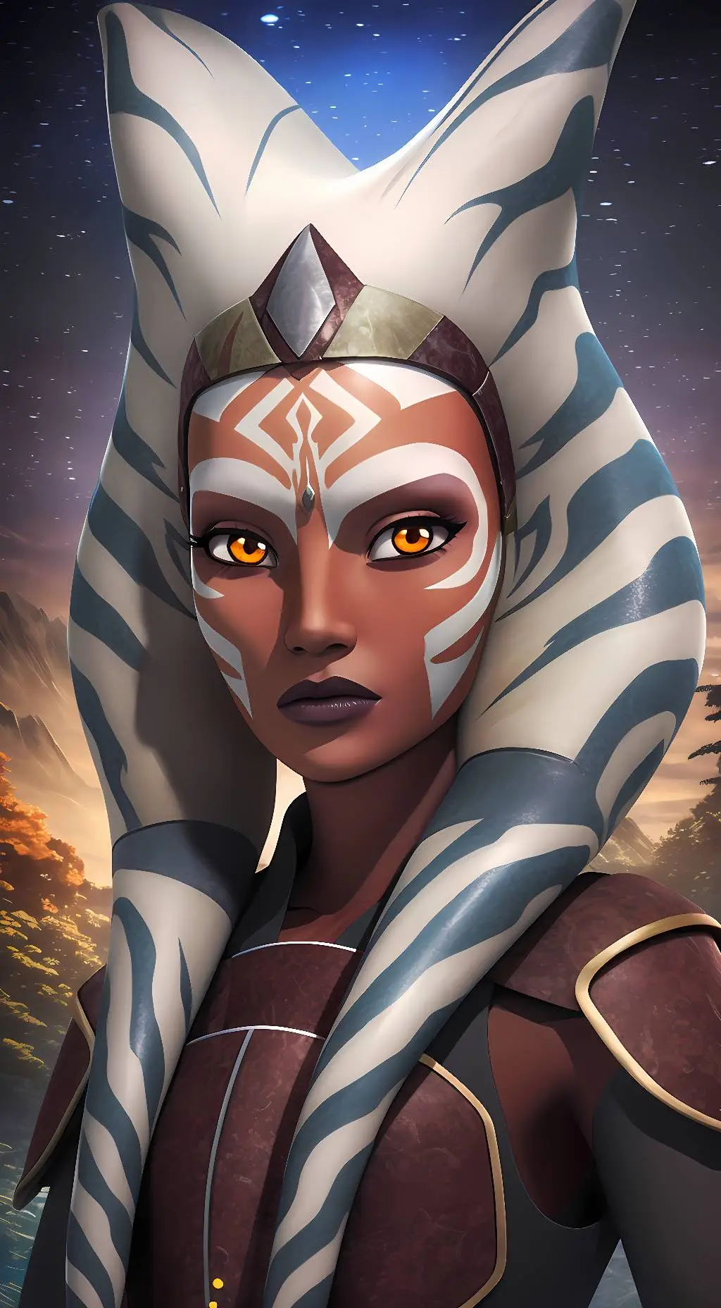 ai character: Genia Omashar  background