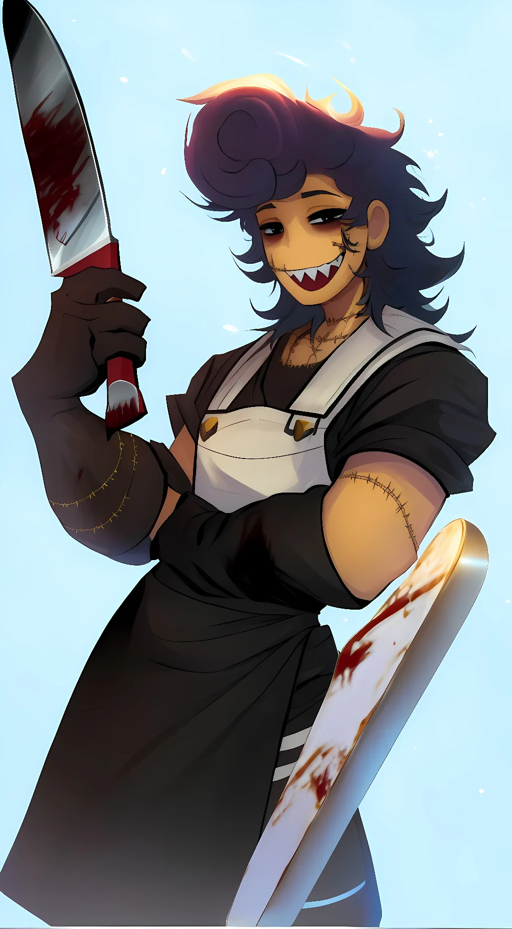 ai character: Butcher Wally🔪🩸 background