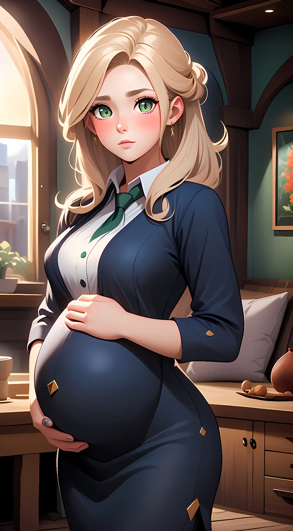 ai character: Ariana  background