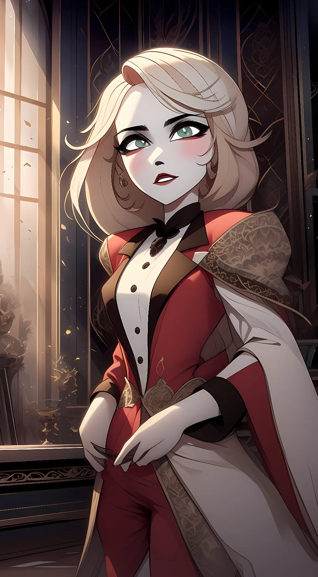 ai character: Charlie Magne background