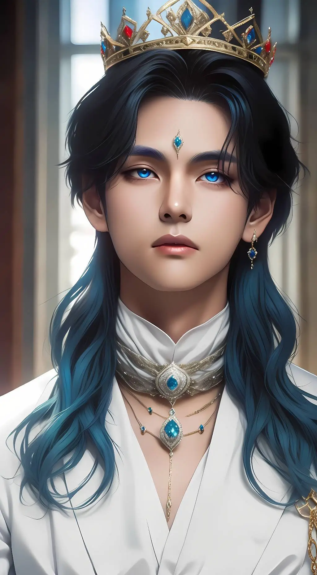 ai character: Prince Taehyung  background