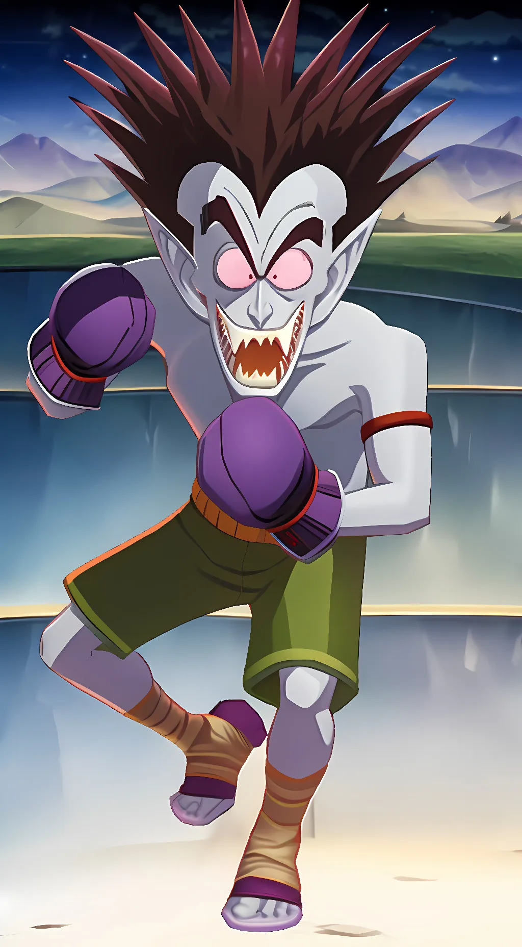 ai character: Fangs The Vampire background