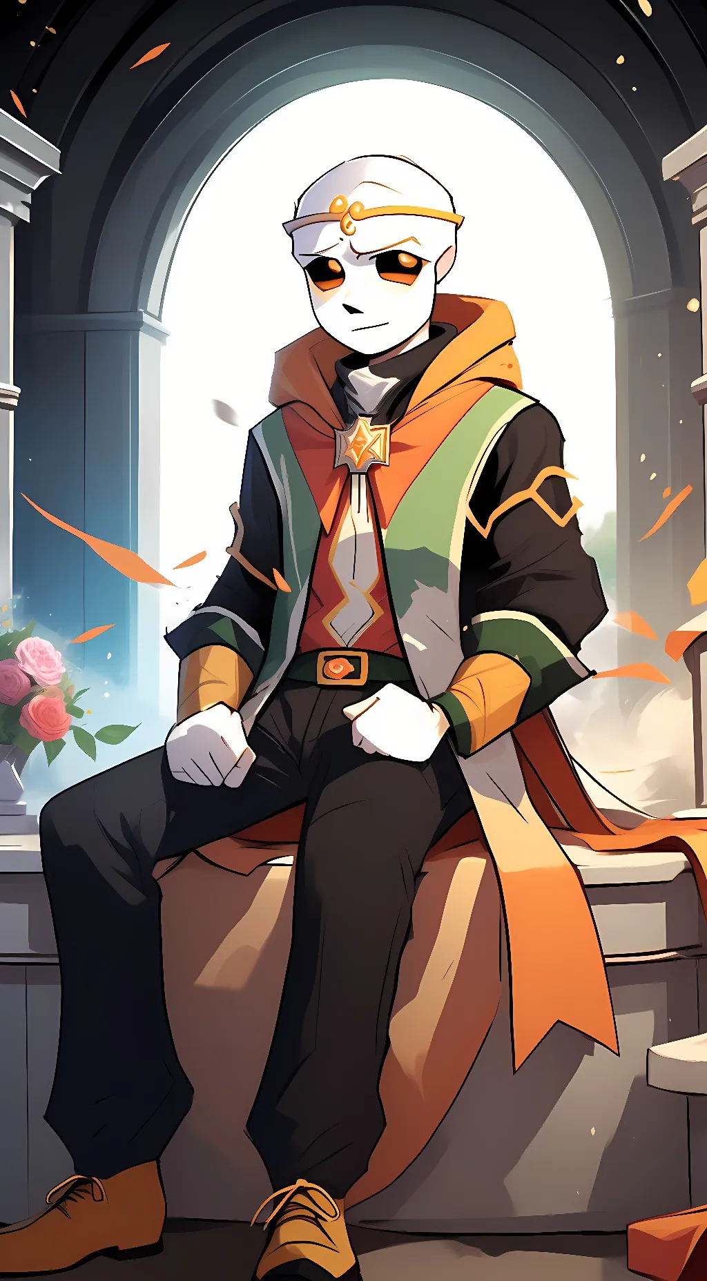 ai character: Dream Sans background