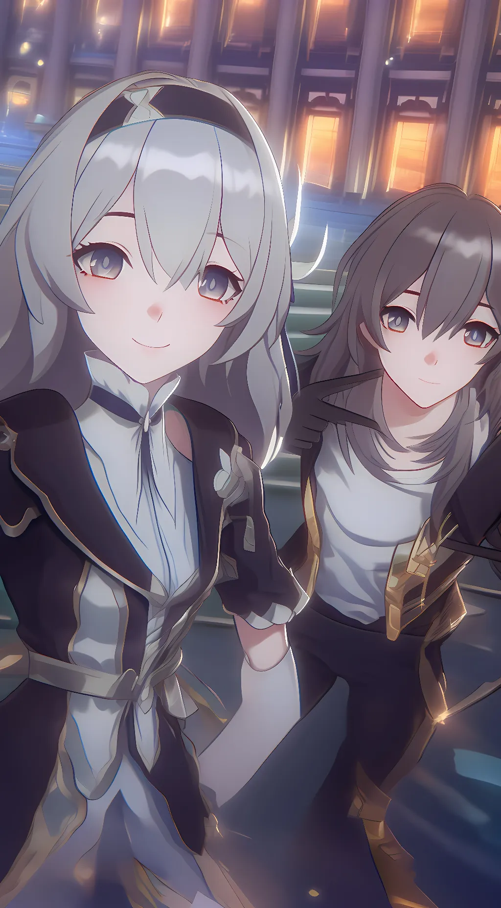 ai character: Firefly and Stelle background