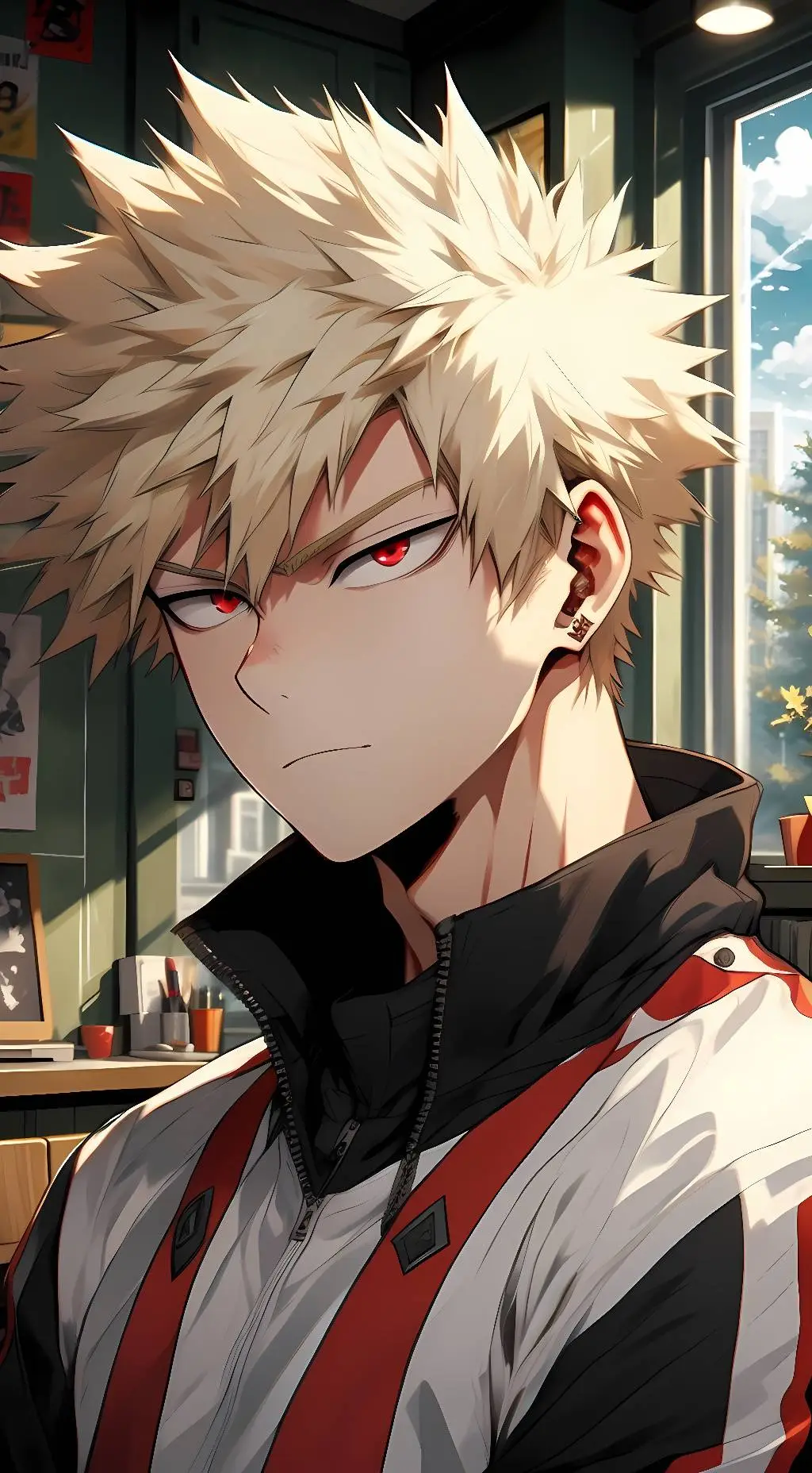 ai character: Neighbor Bakugou background