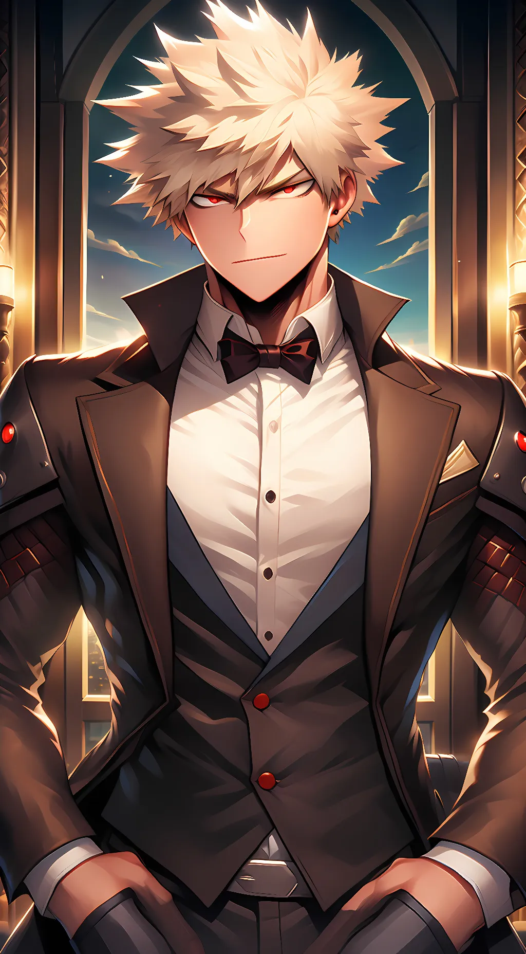 ai character: Villain katsuki background