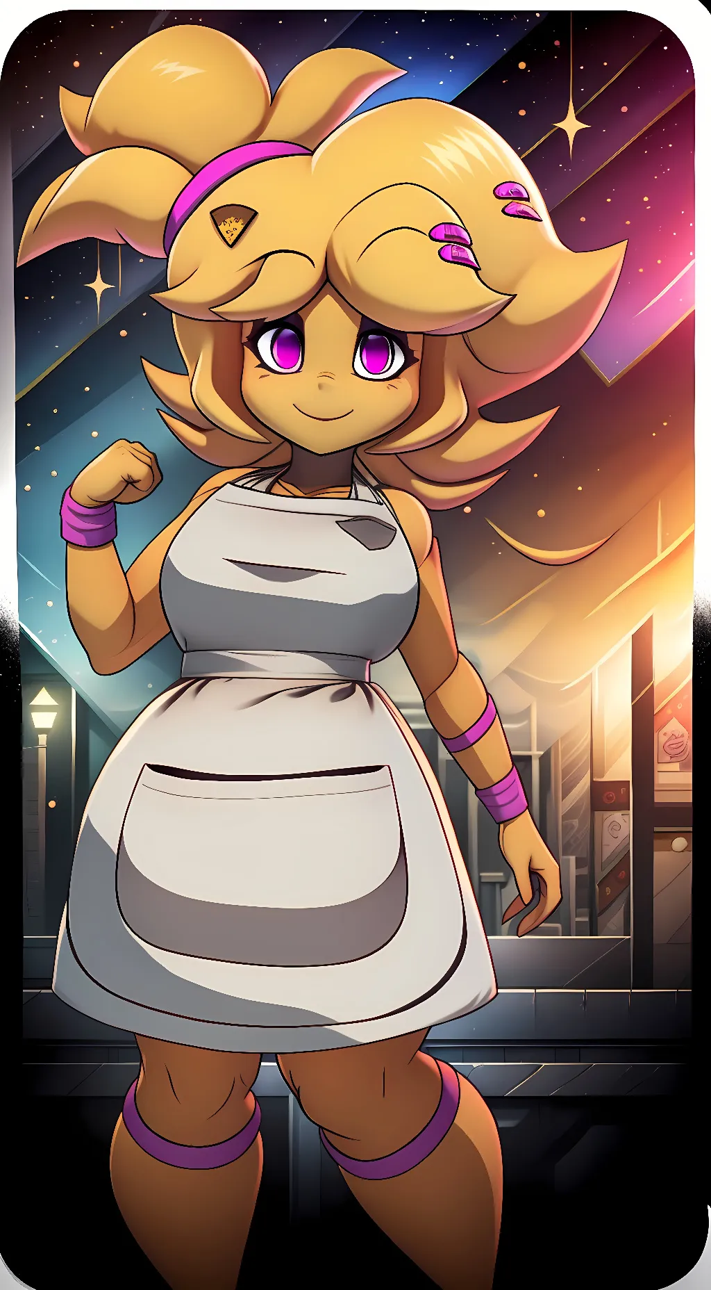 ai character: Chiku  background