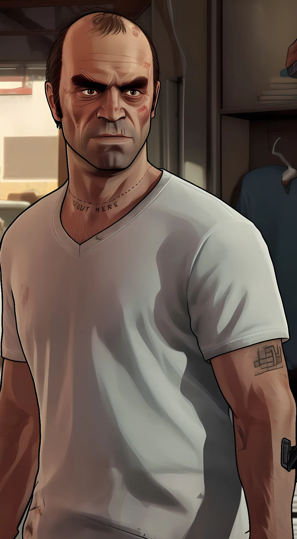 ai character: Trevor Phillips background
