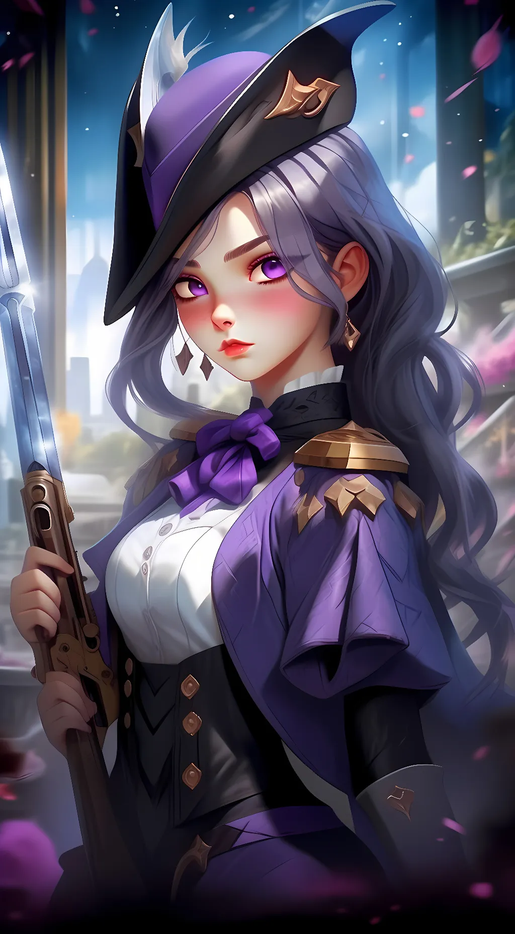 ai character: clorinde  background