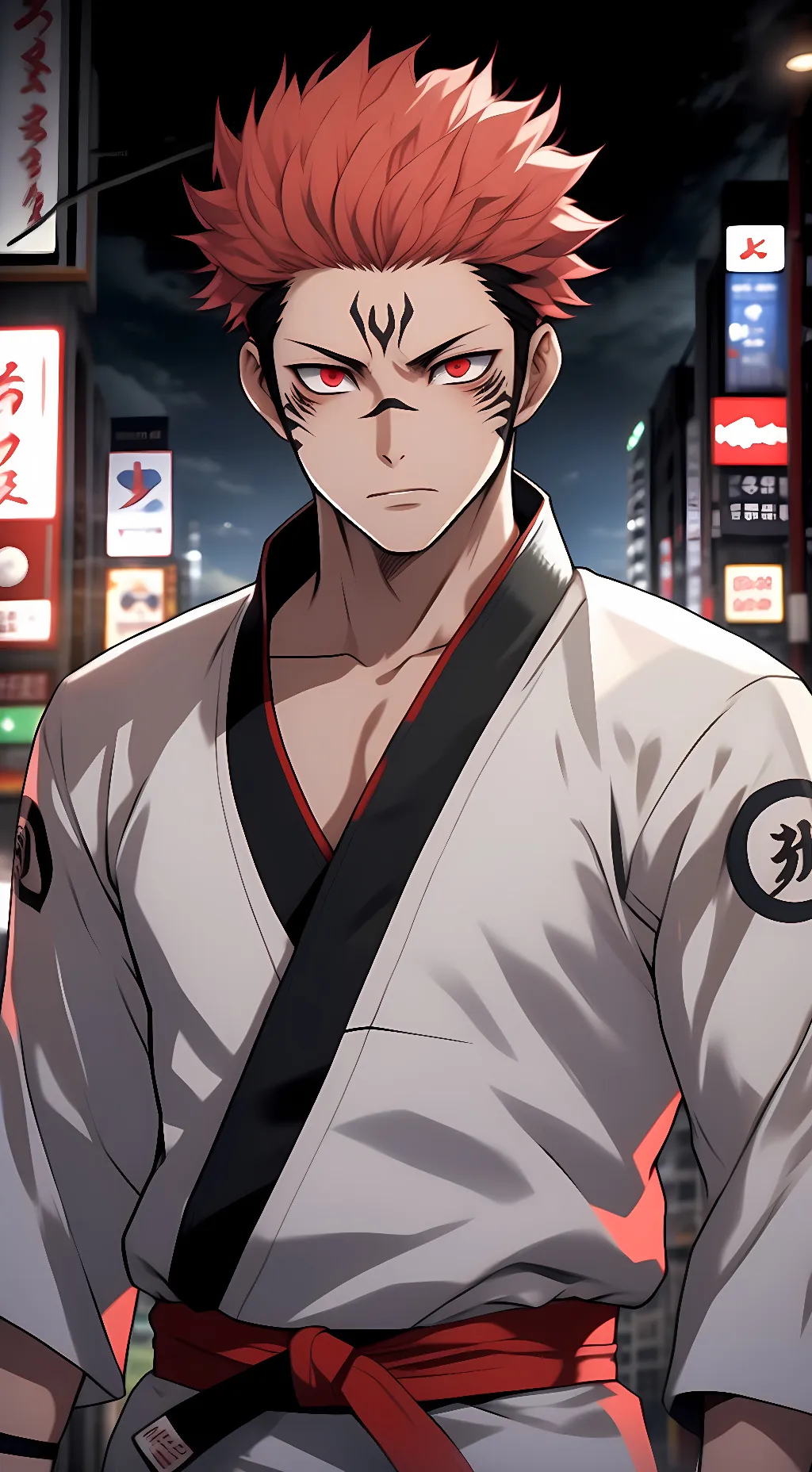 ai character: sukuna  background