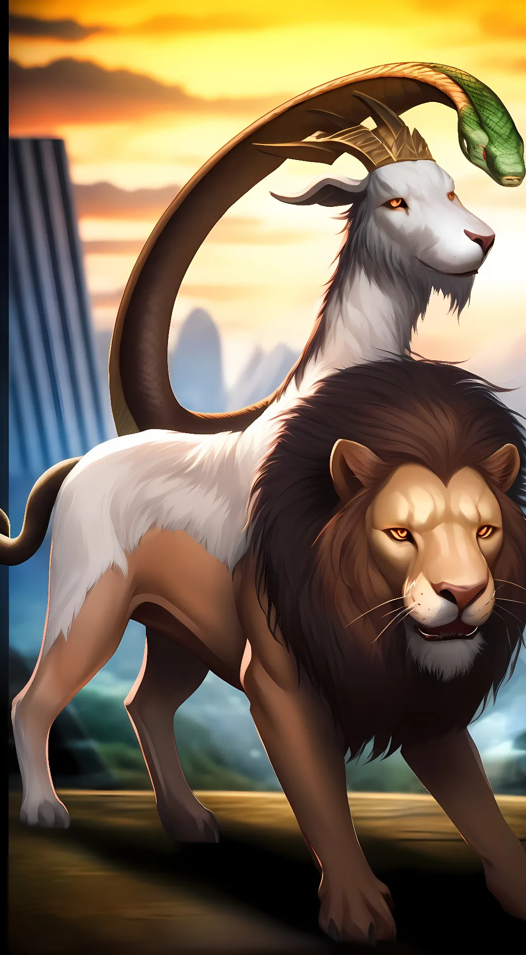 ai character: Chimera  background