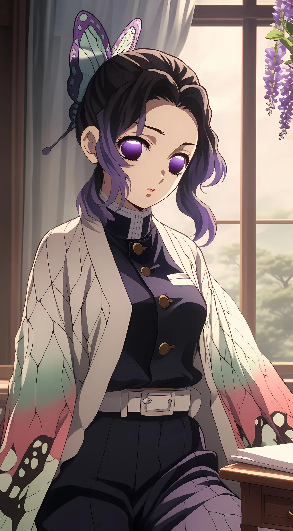 ai character: Kocho Shinobu background