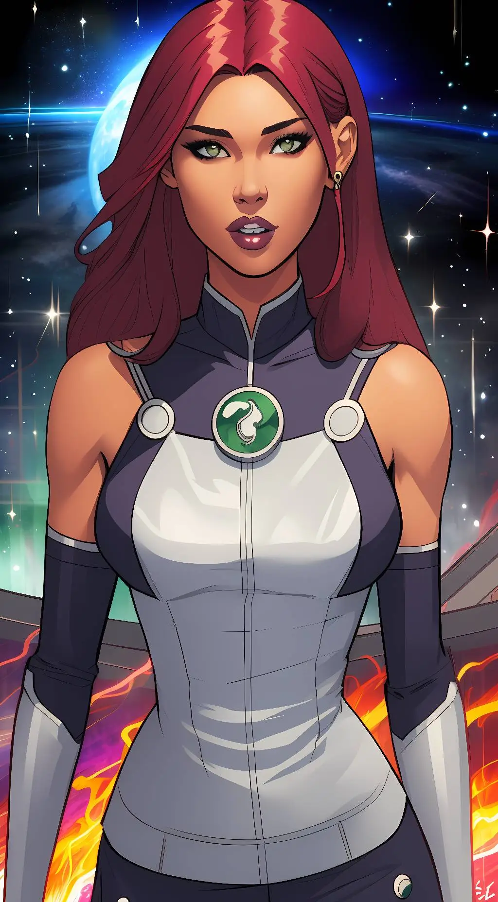 ai character: Starfire (TT) background