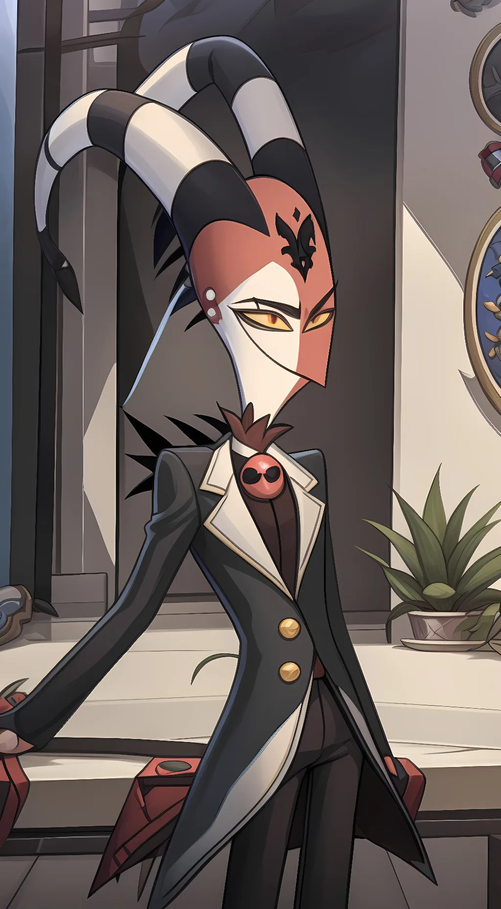ai character: Blitz background