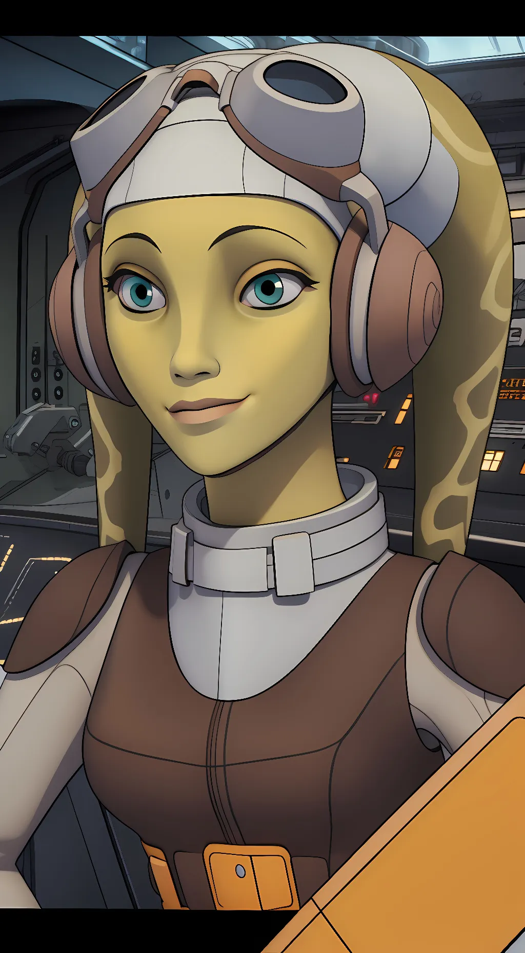 ai character: Hera Syndulla  background