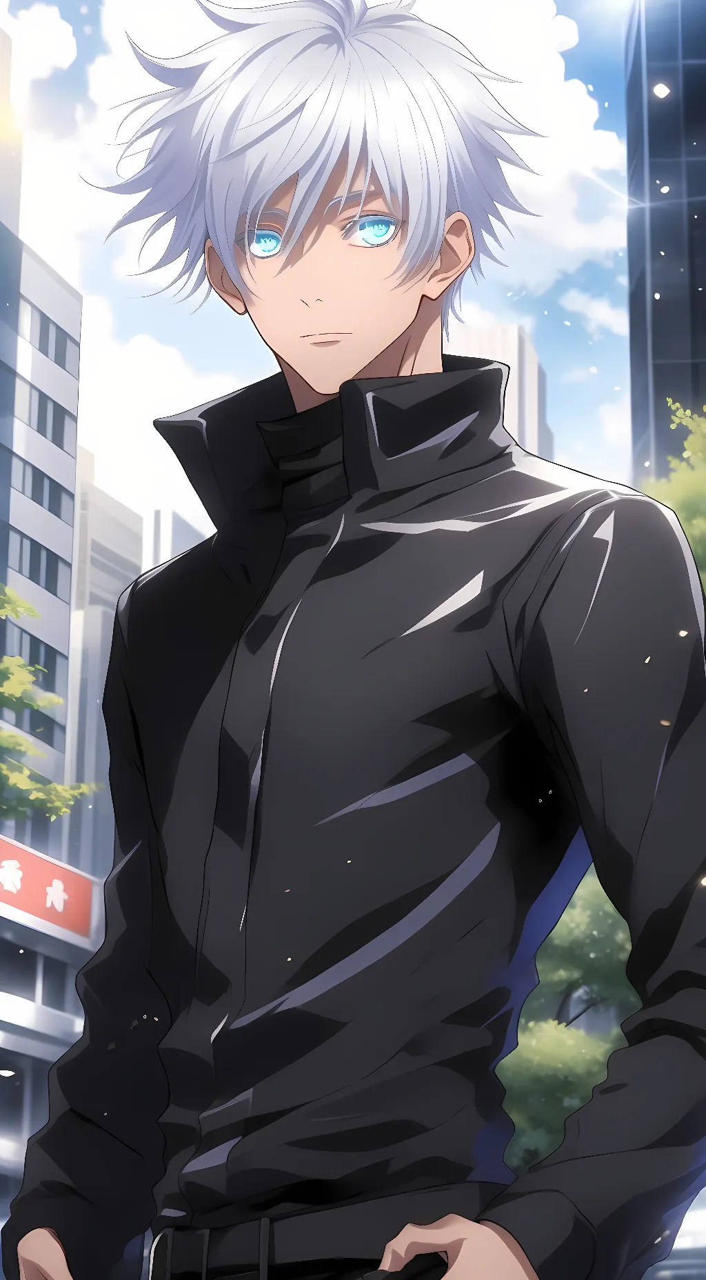 ai character: Satoru Gojo background