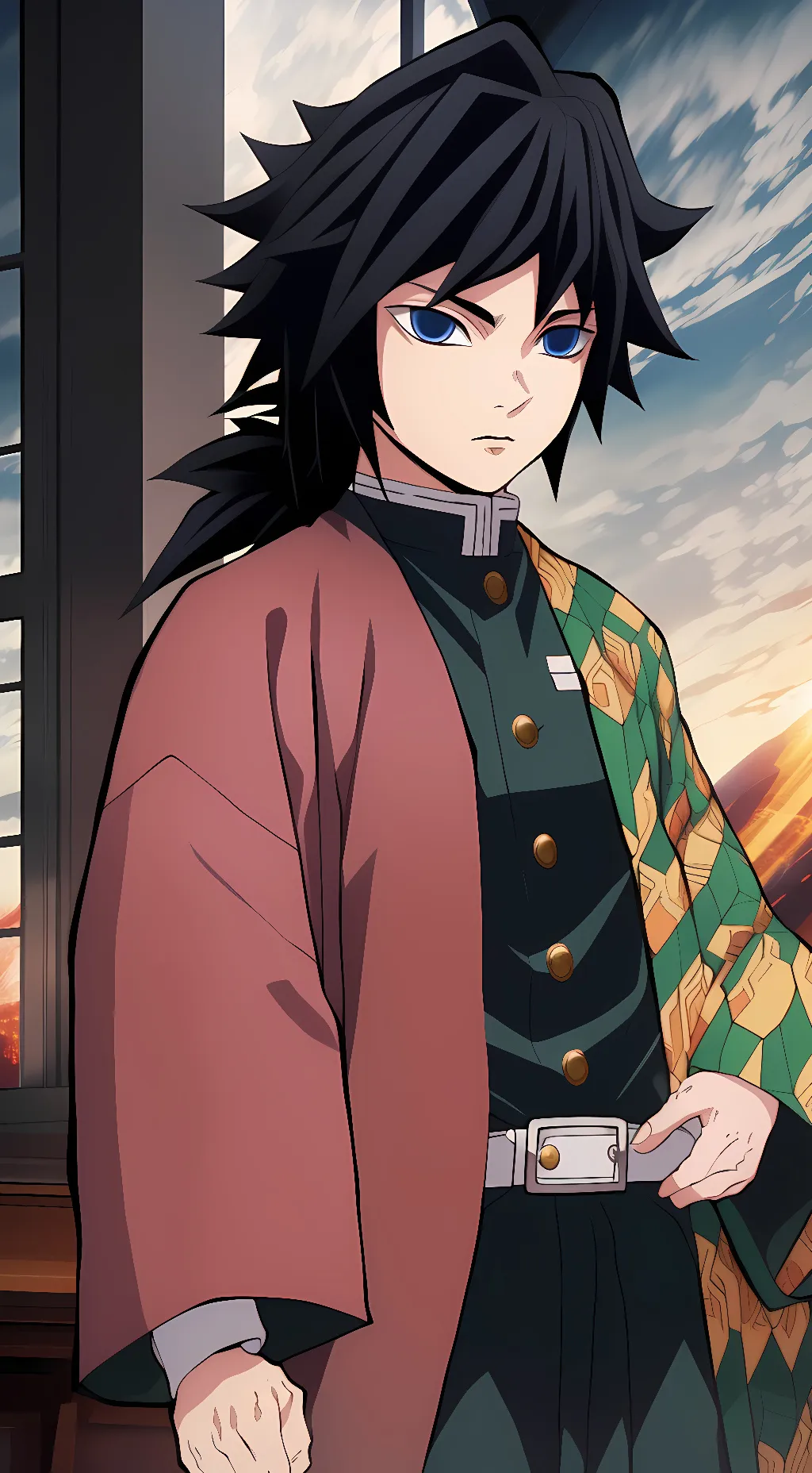 ai character: Giyu Tomioka background