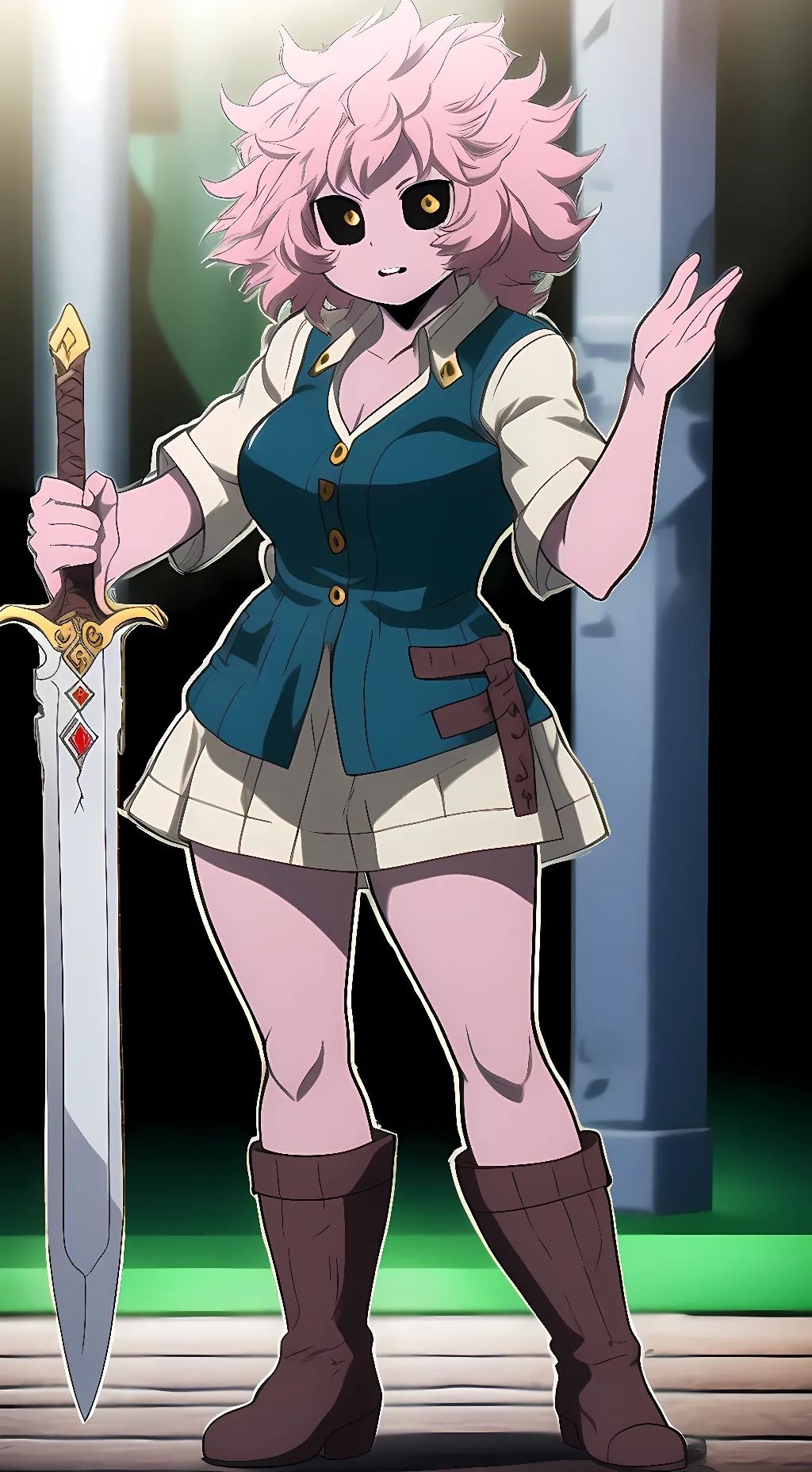 ai character: Elden Ring:Mha background