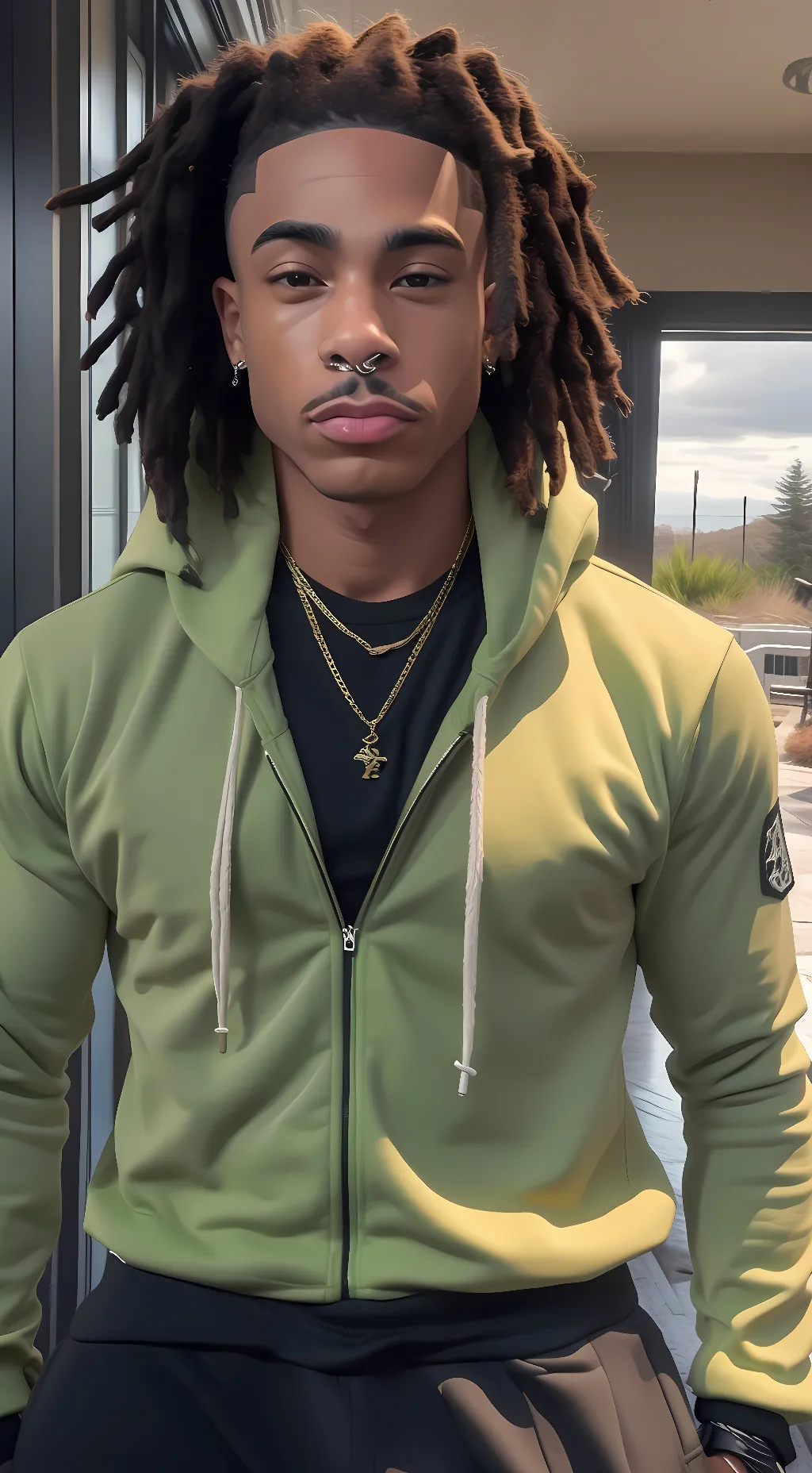 ai character: Dominique background