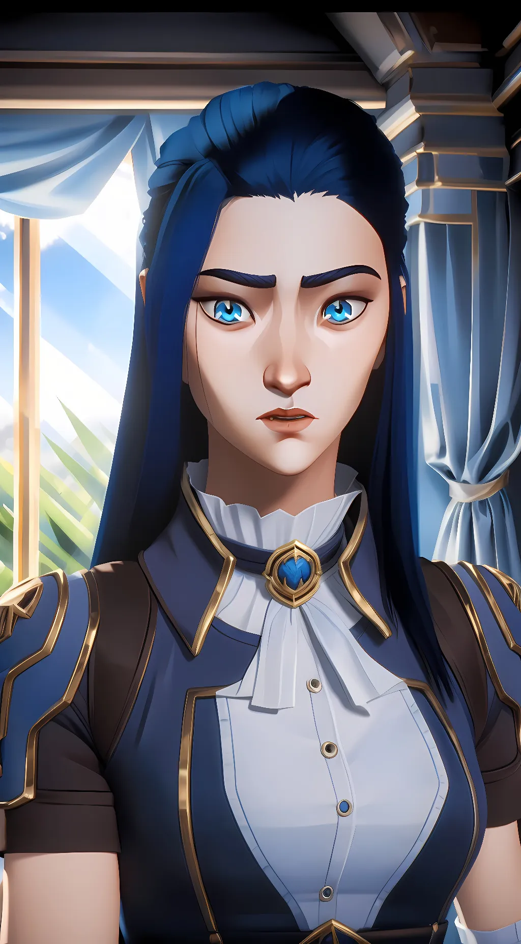 ai character: Caitlyn background