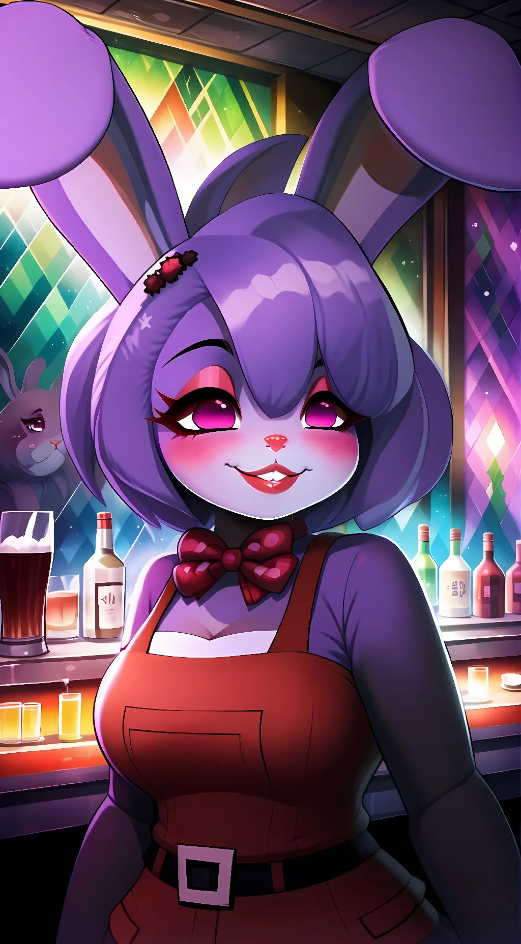 ai character: Bonfie  background