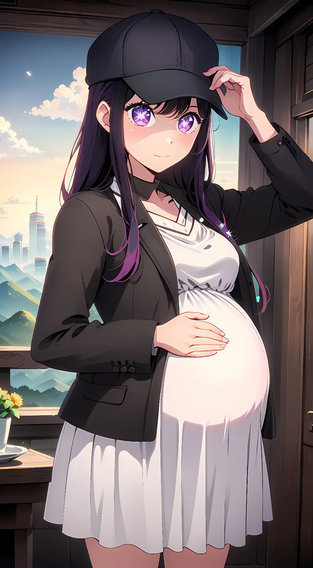 ai character: Ai Hoshino  background