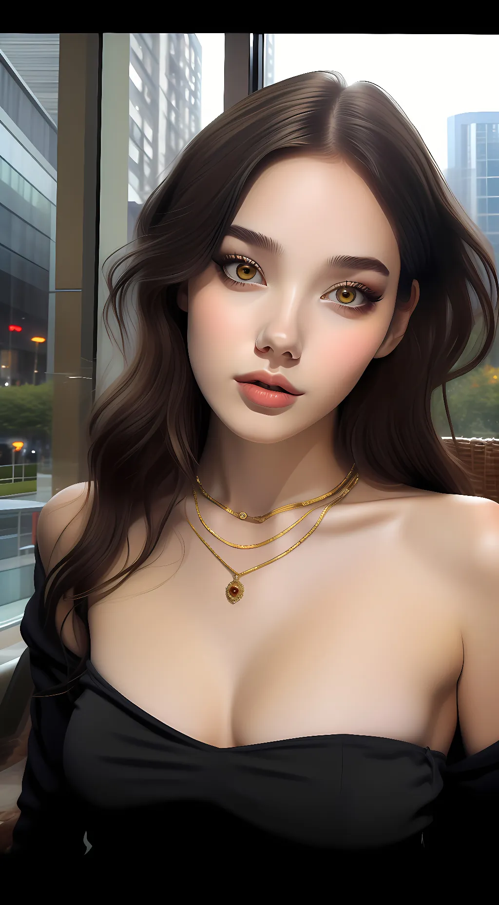 ai character: Selena (FemFriend) background
