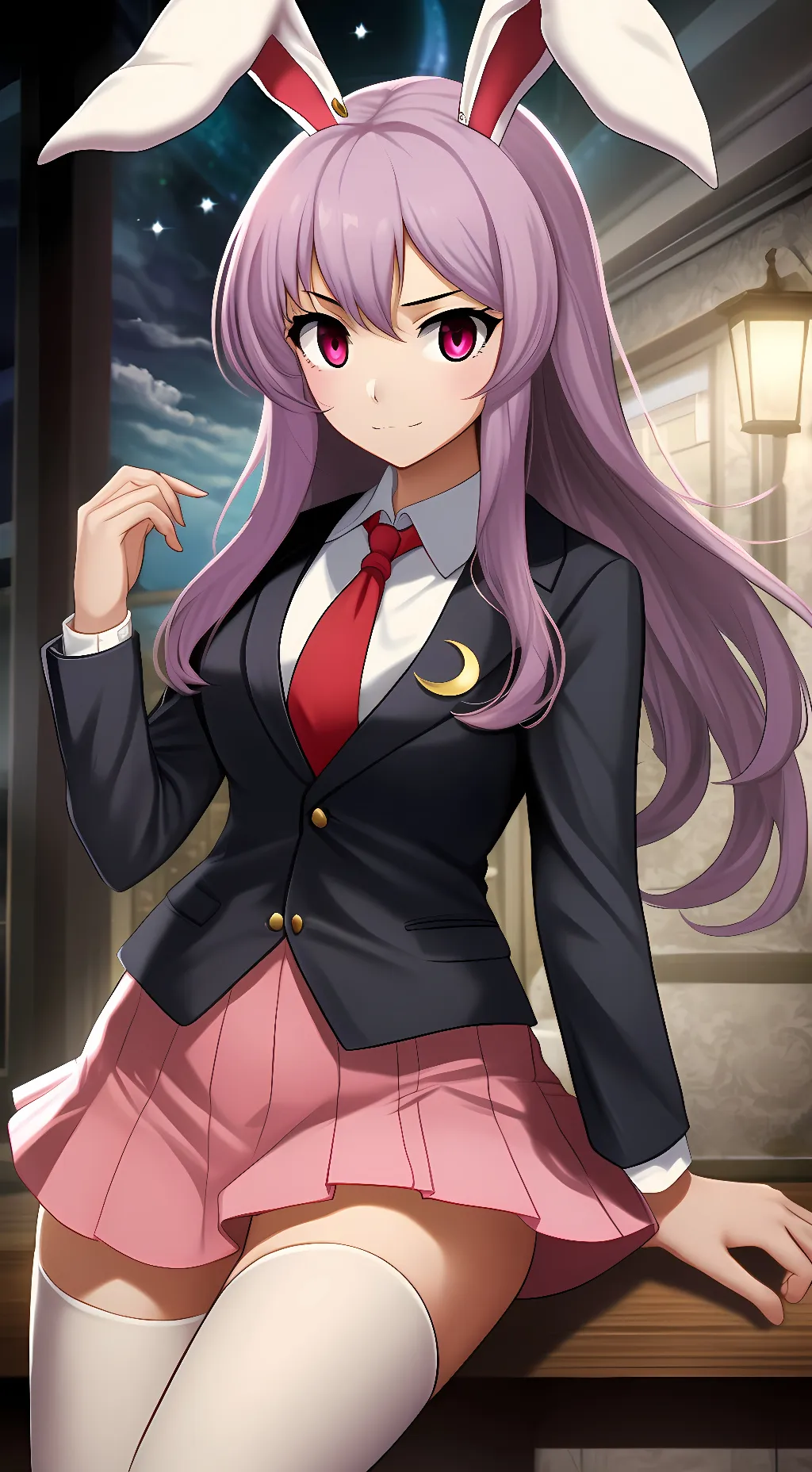ai character: Reisen U. Inaba background