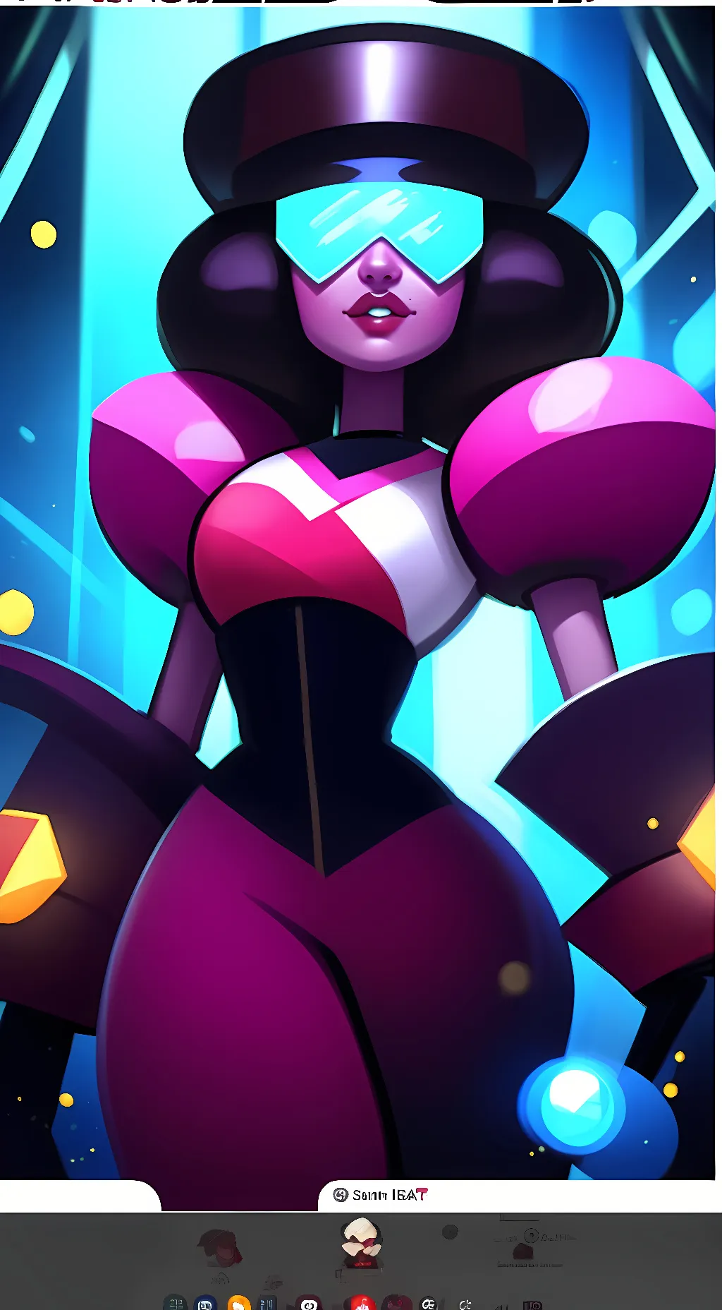 ai character: Garnet👑 background