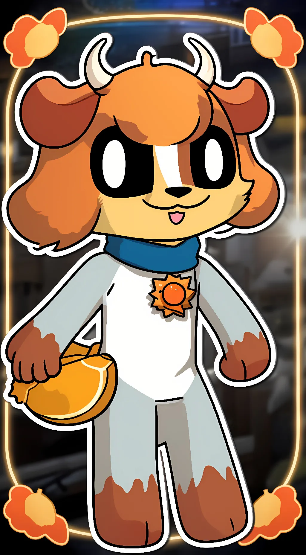 ai character: Tangy background