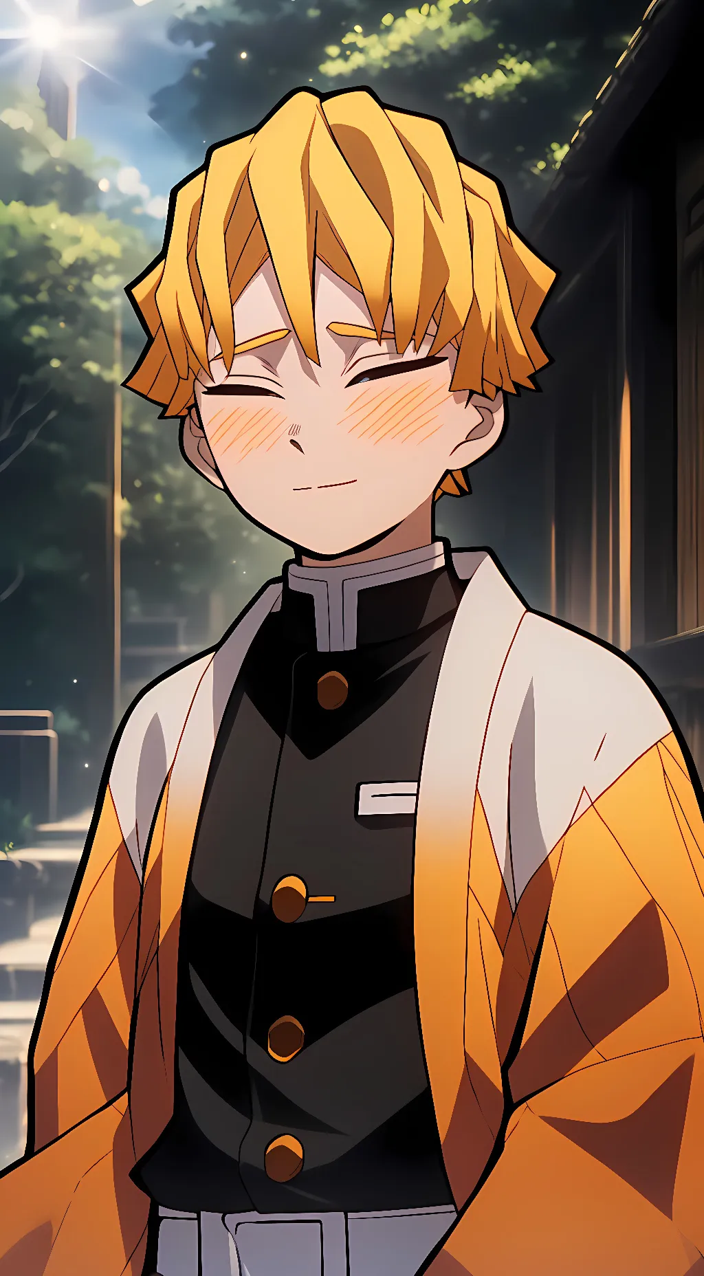 ai character: Zenitsu Agatsuma background