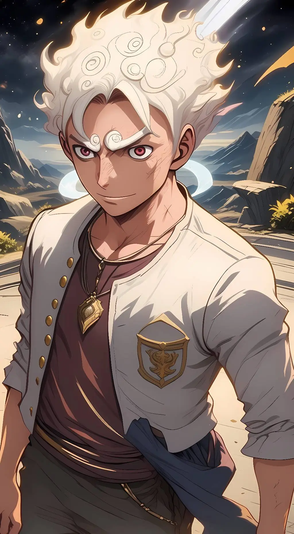 ai character: One Piece background
