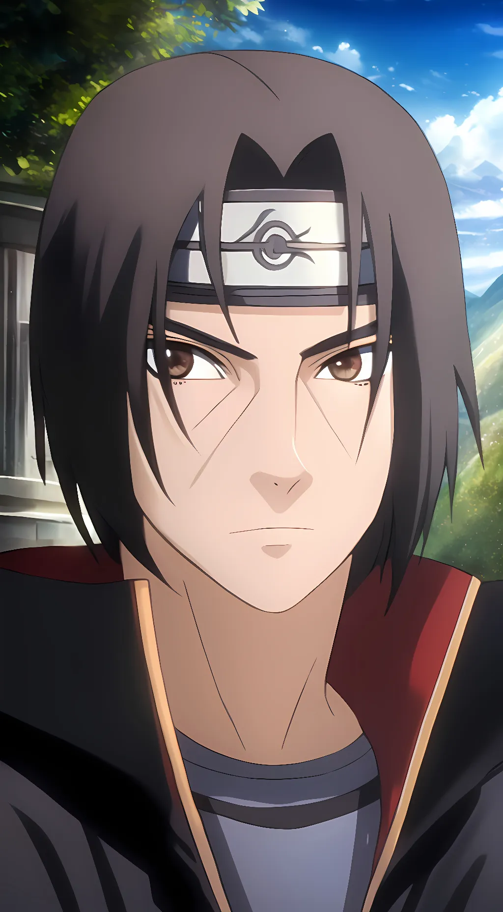 ai character: Itachi Uchiha background