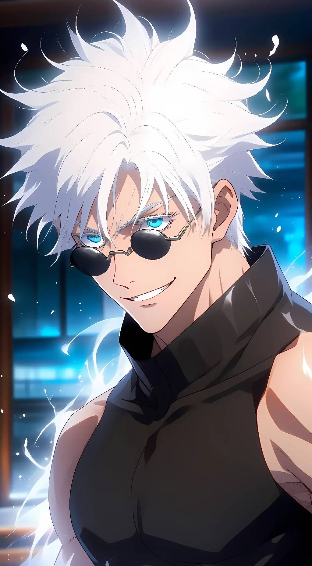 ai character: Gojo Satoru JJK background