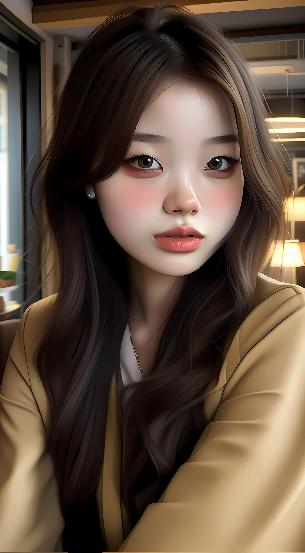 ai character: Swan background