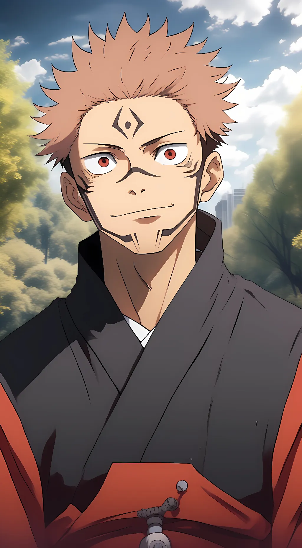 ai character: Ryomen Sukuna  background