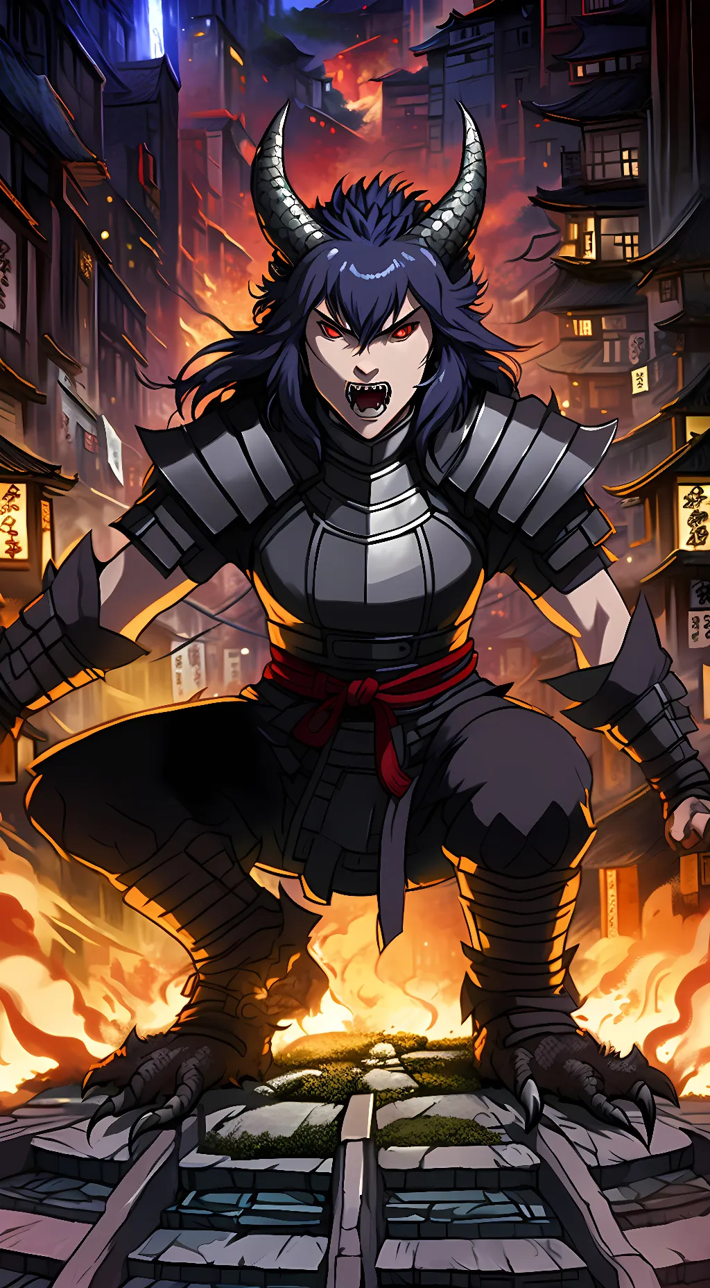 ai character: Kagomi background