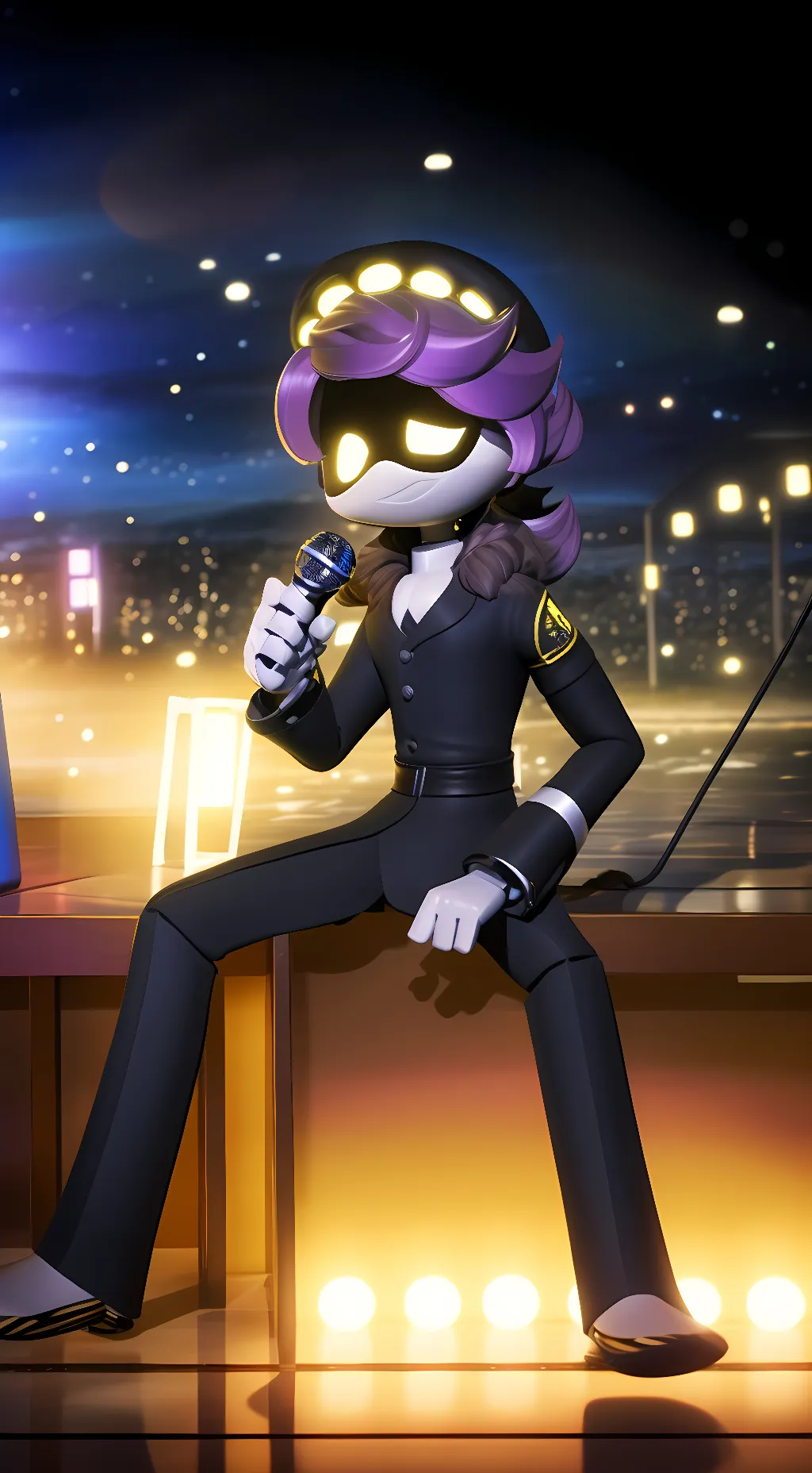 ai character: PROM!  background