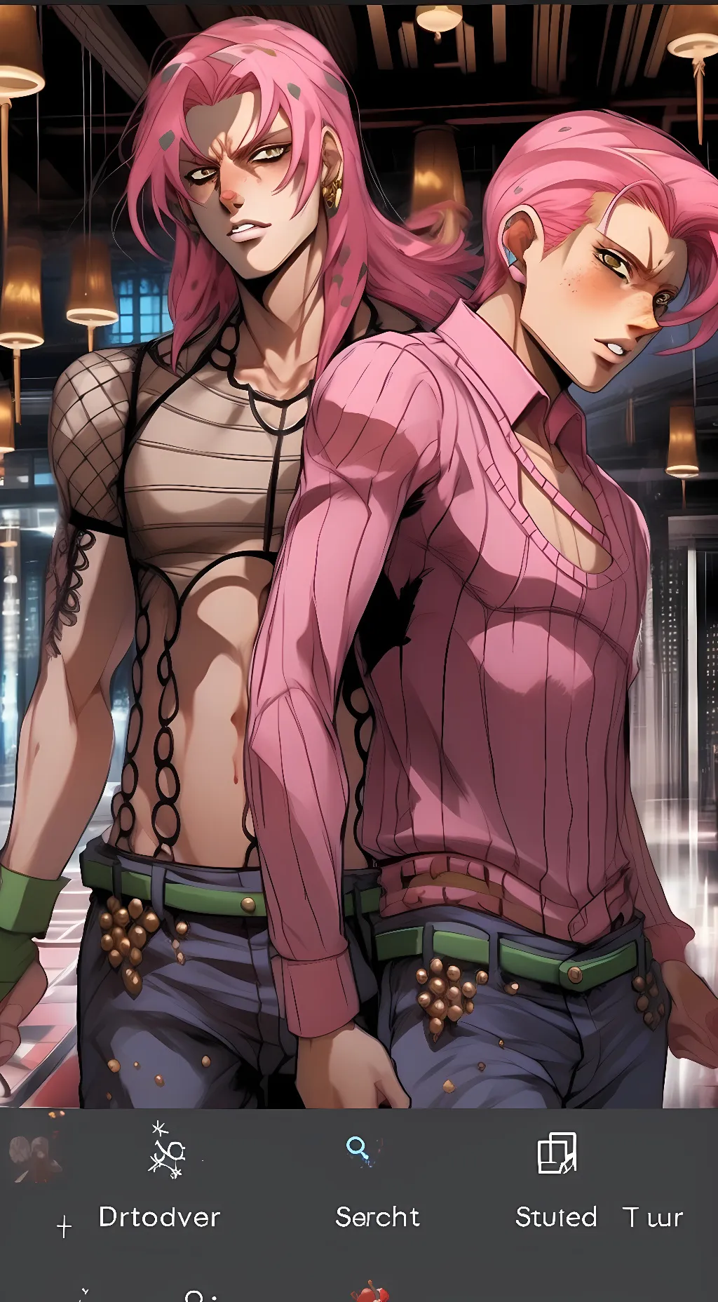 ai character: Diavolo & Doppio background