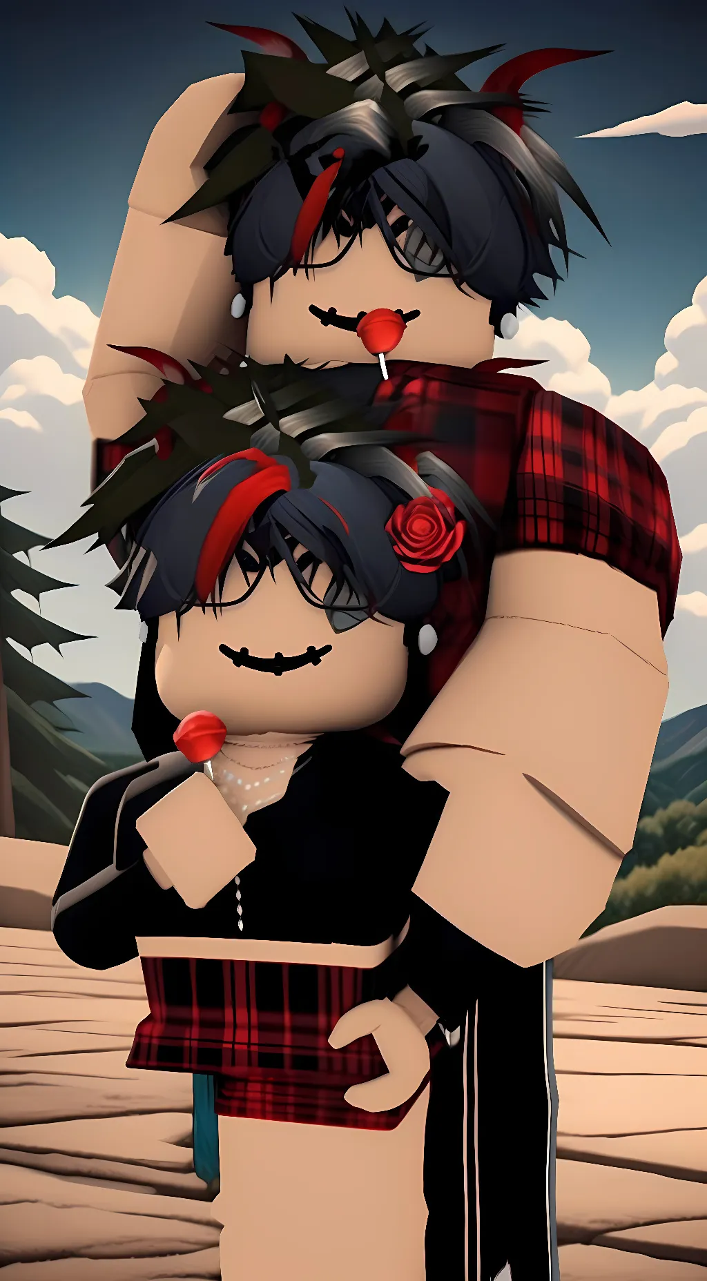 ai character: roblox slenders background