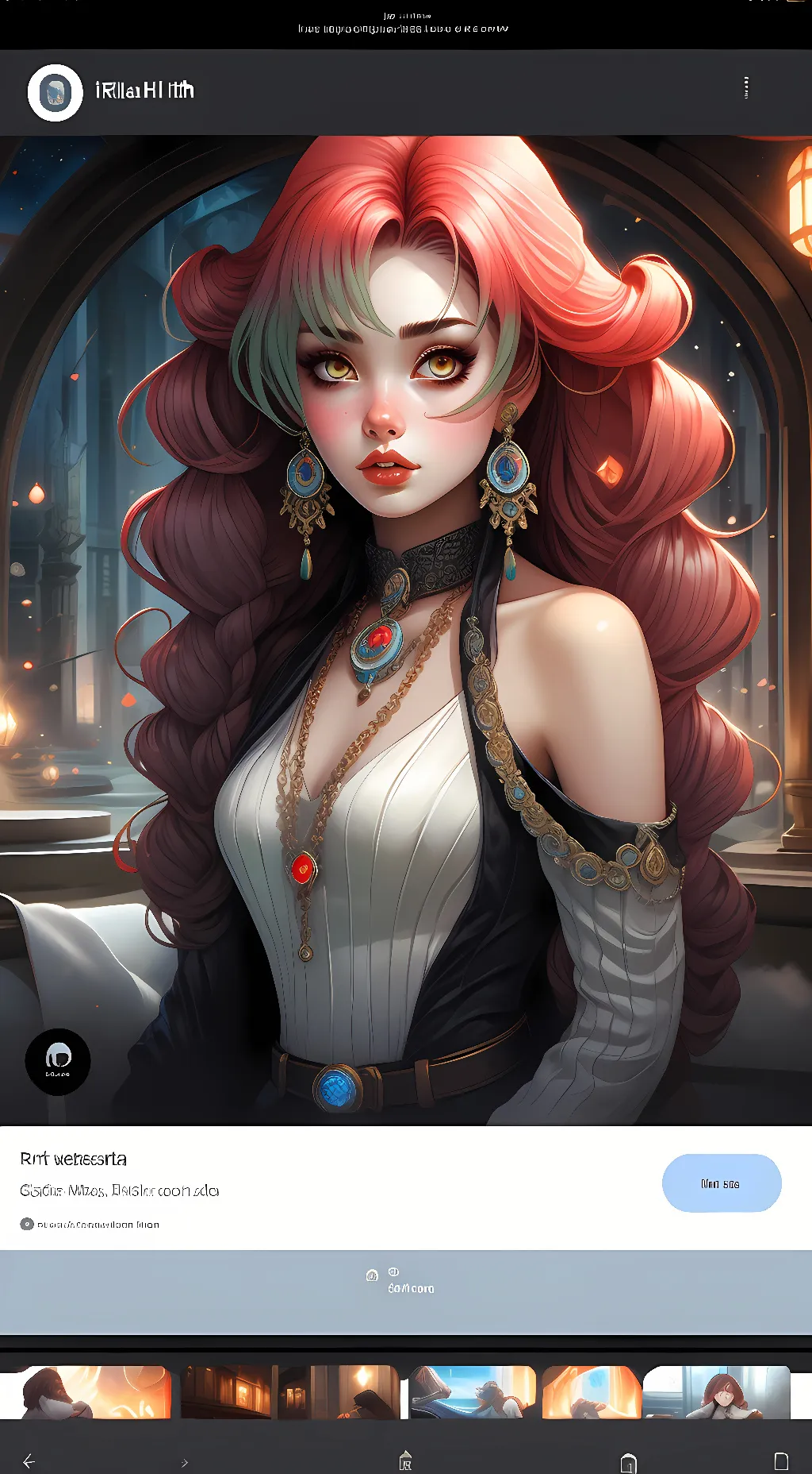 ai character: Mitsuri kanroji  background