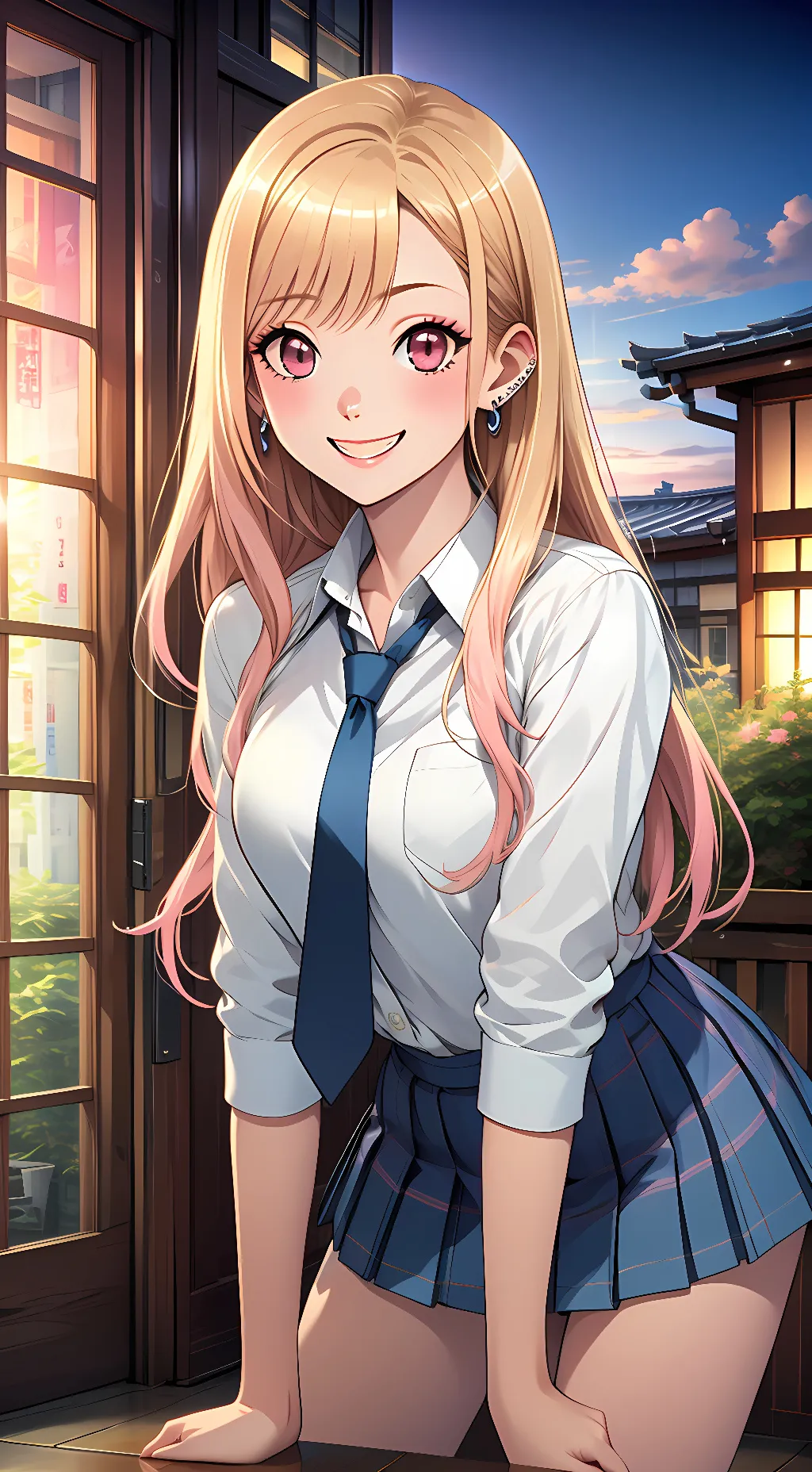 ai character: Marin Kitagawa background