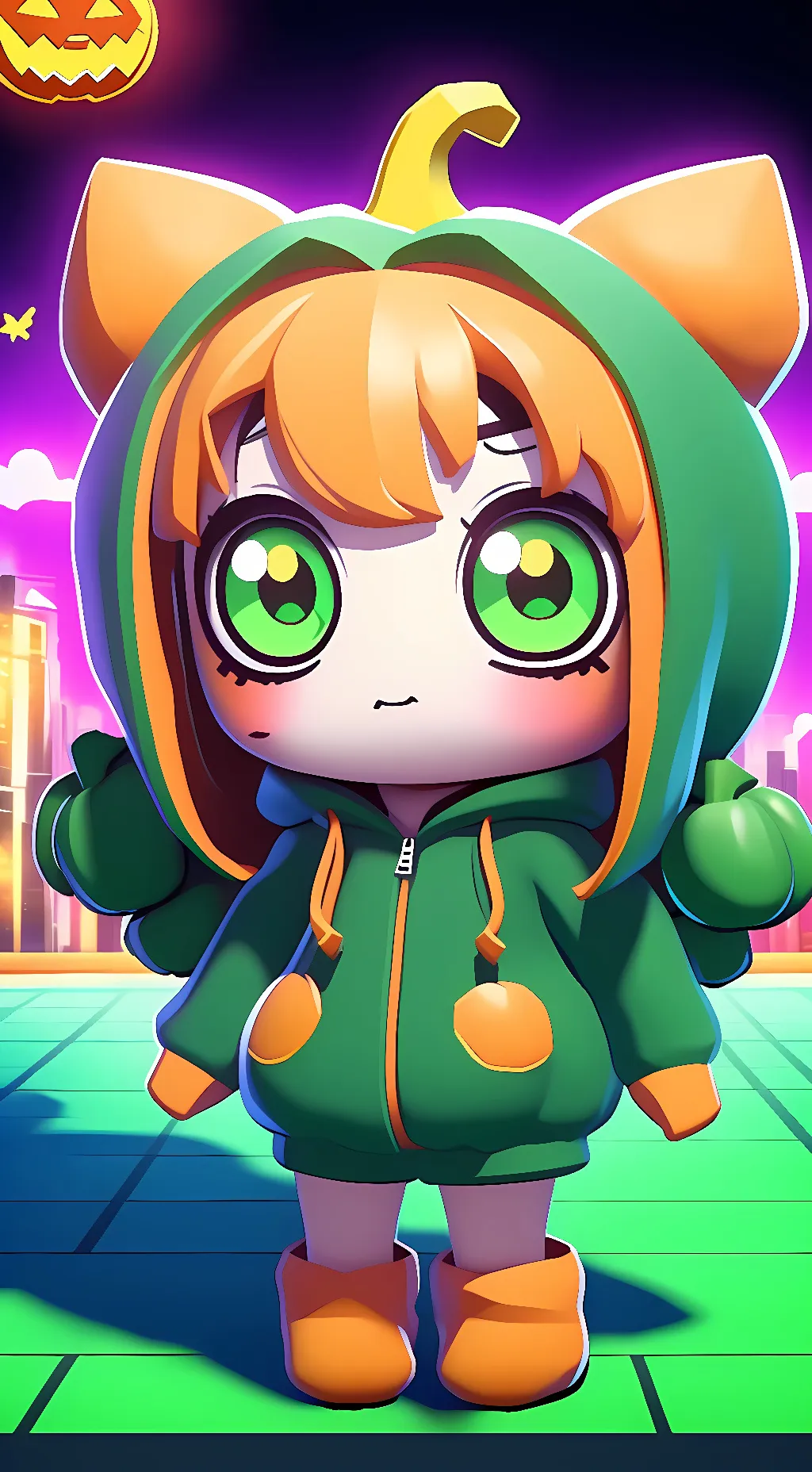 ai character: Pumpy background